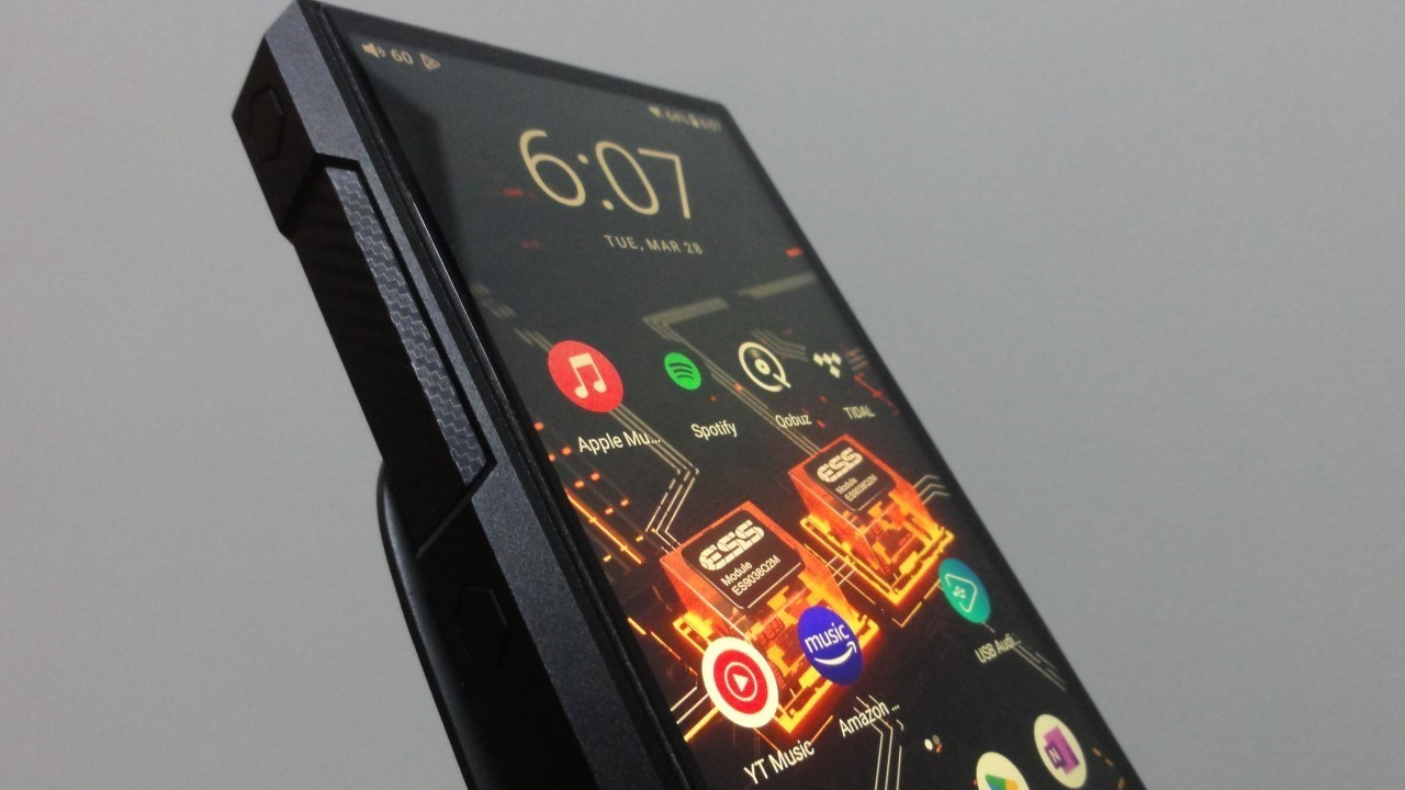 Illustrative image of an Android DAP (Digital Audio Player).