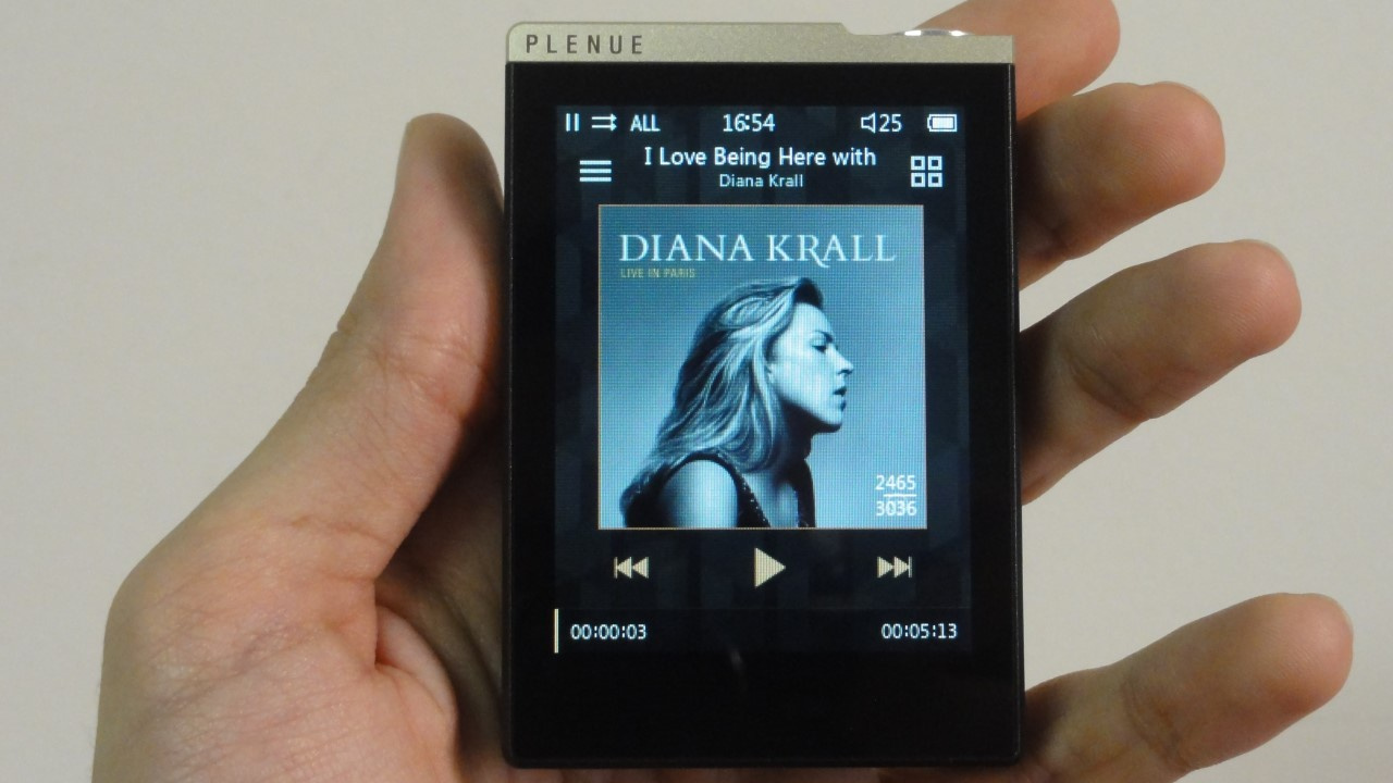 Photo of the Cowon Plenue D Digital Audio Player (DAP).