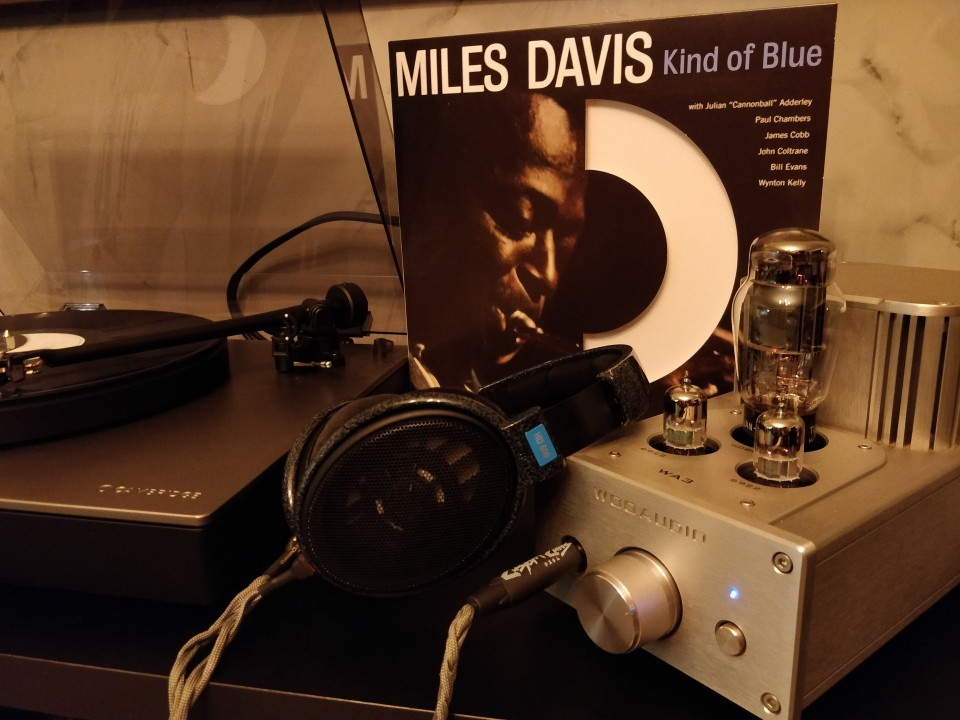 OTL tube amplifier Woo Audio WA3 and Sennheiser HD600.