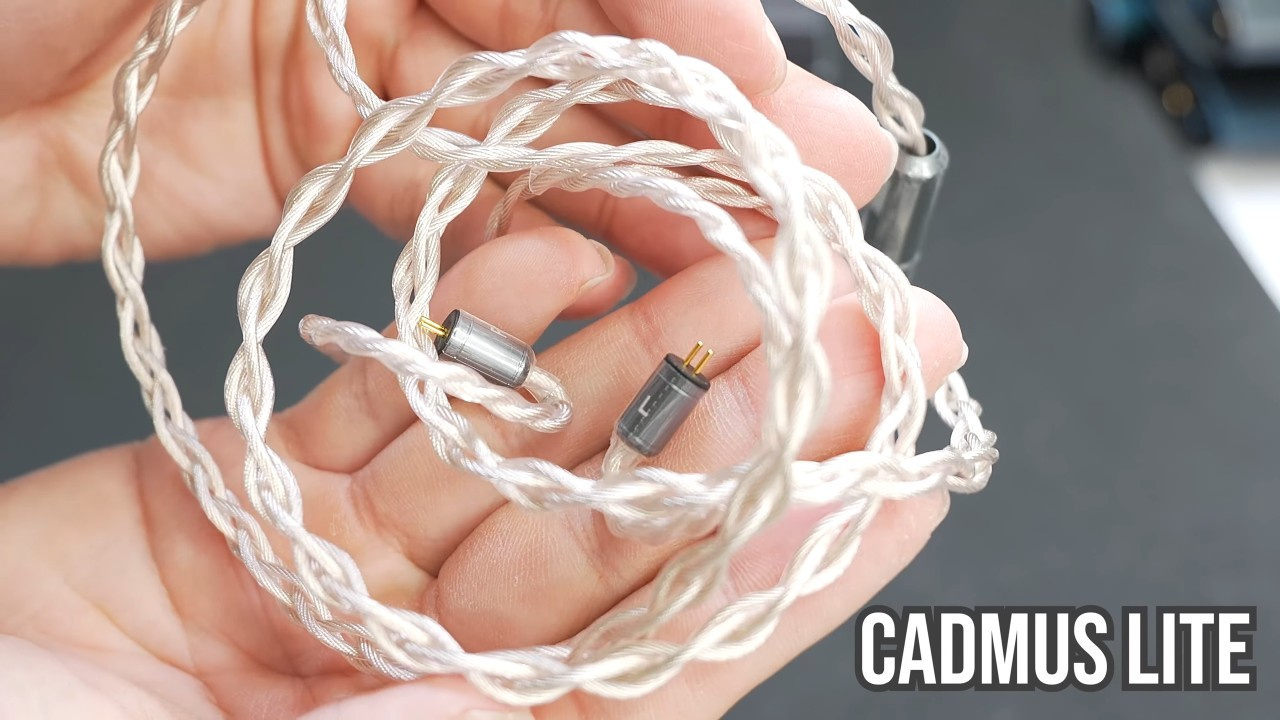 Flat/flush 2-pin male connectors for in-ear monitor (IEM) earphone cables.