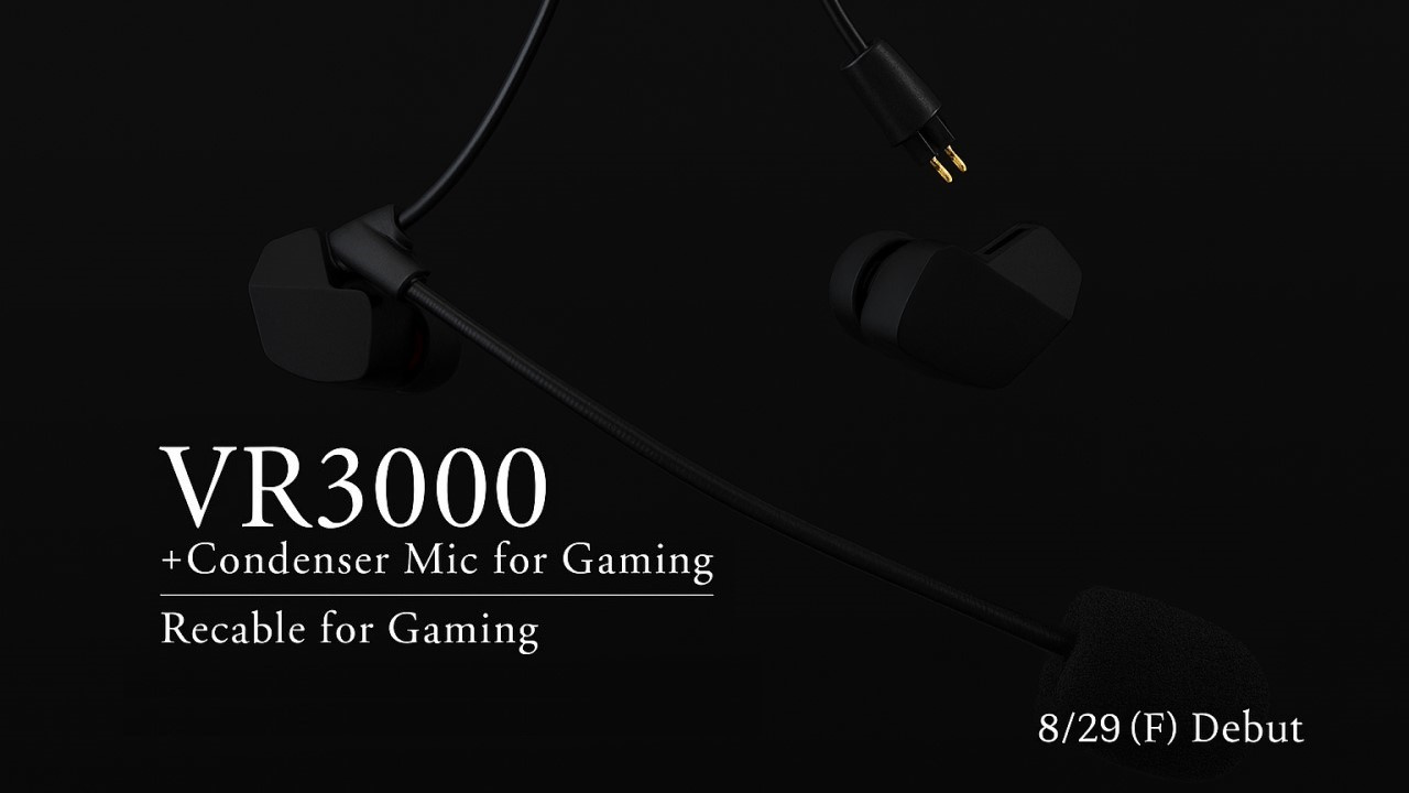Notícia - Final Audio anuncia 2 variantes do IEM “VR3000 for Gaming”