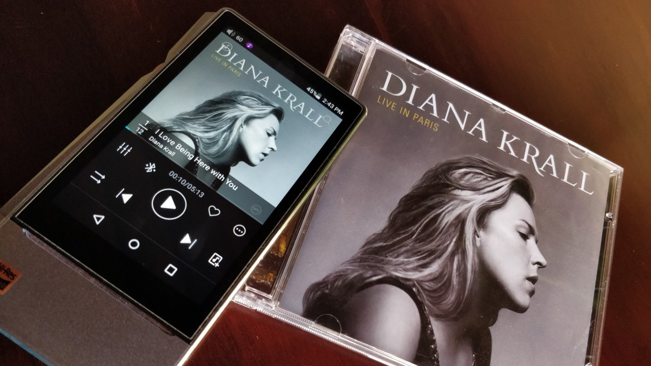 Foto do Digital Audio Player (DAP) FiiO X7 Mark II.