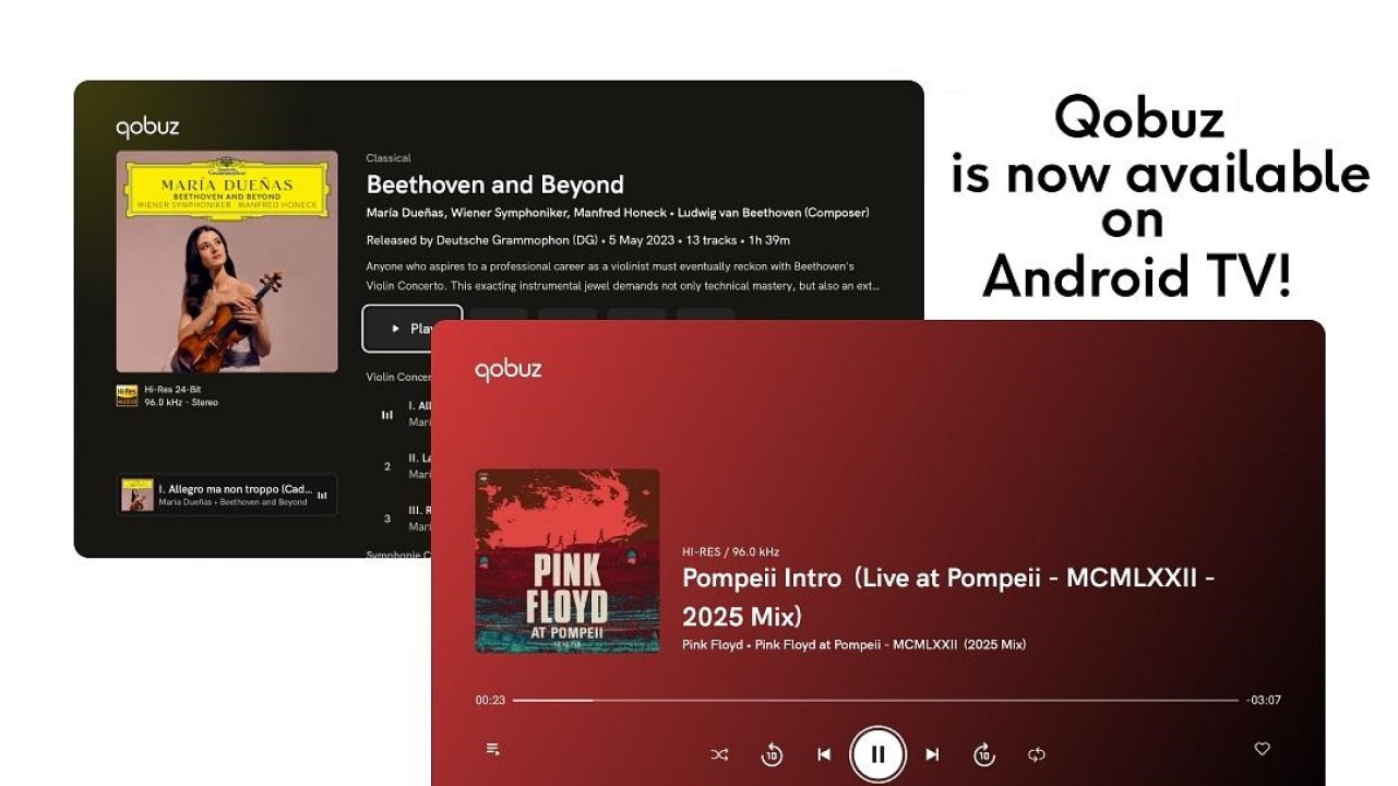 Imagem - Qobuz para Android TV é lançado