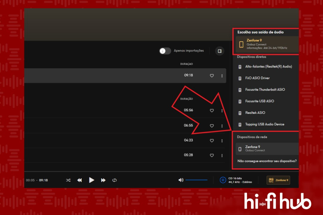 Como utilizar o Qobuz Connect no computador.