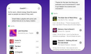 Notícia - Spotify agora conecta com ChatGPT para recomendações de músicas