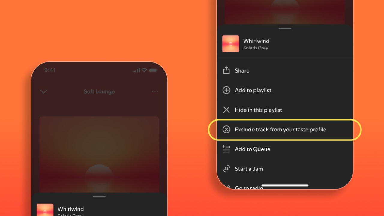 Imagem - Spotify permite agora excluir recomendações que você não gostou