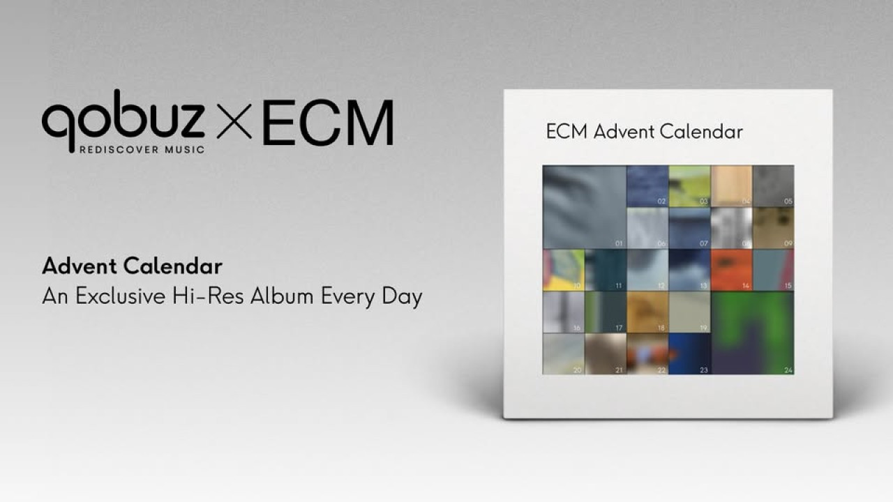 Campanha colaborativa entre Qobuz e ECM Records.