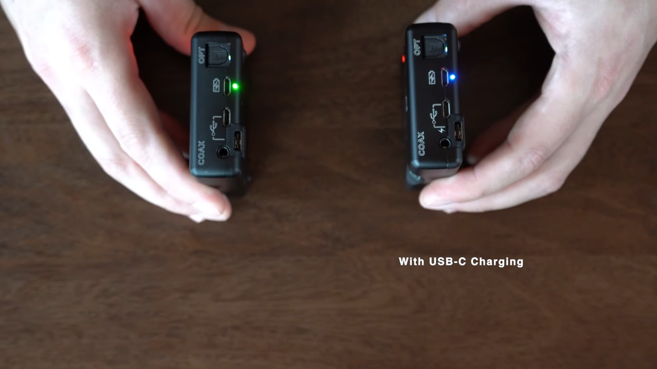 Porta USB-C da primeira e segunda geração do Chord Mojo 2.