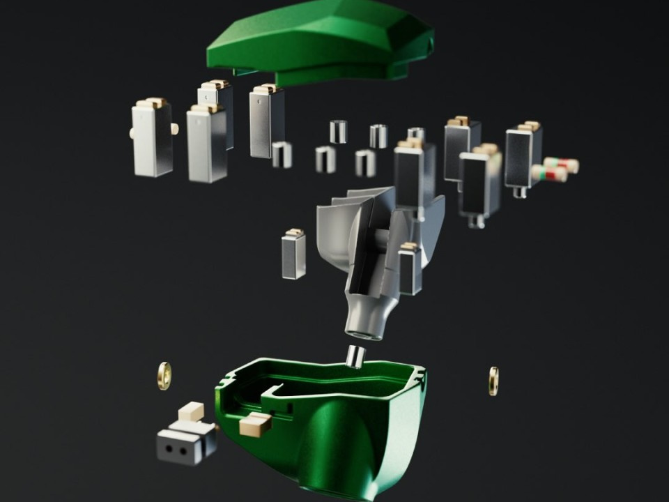 Drivers (alto-falantes) do Campfire Andromeda 10 standard (padrão).